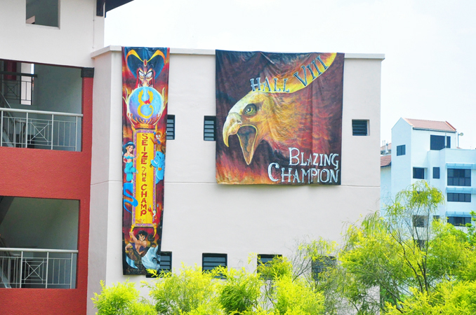 NTU Hall of Residence 8 Inter Hall Banner Competition AY2012
